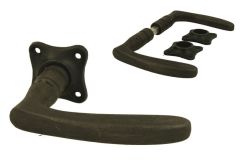 Béquilles de porte en fonte modèle moderne (paire)