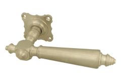 1/2 ensemble de poignée de porte (1890) nickel satiné