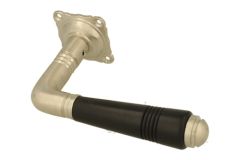 1/2 poignée de porte nickel satiné bois d'ébène (1908)