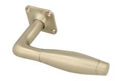 1/2 ensemble de poignée de porte nickel satiné (1932)