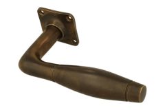 1/2 ensemble de poignée de porte laiton patiné (1932)