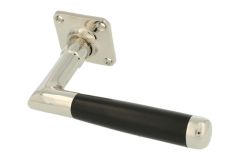 1/2 poignée de porte réversible laiton nickelé (1918)