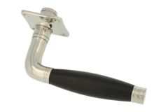 1/2 poignée de porte réversible laiton nickelé (1926)