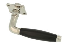 1/2 poignée de porte réversible (1931) laiton nickelé