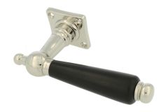 1/2 poignée de porte réversible laiton nickelé (1915)