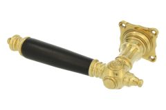 1/2 poignée de porte laiton poli tirant gauche (1892)