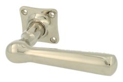 1/2 ensemble de poignée de porte (1916) laiton nickelé