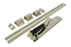 Espagnoletsluiting messing vernikkeld hoorn (1890)