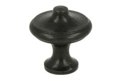 Knop gietijzer zwart medium Ø 29mm H30mm