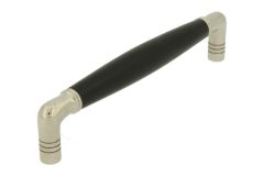 Keukengreep 160mm h.o.h. messing vernikkeld jaren 20