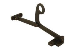 Uitzetter klapraam messing verouderd uitklapstand 170mm