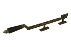 Entrebailleur de fenêtre laiton patiné (1890)