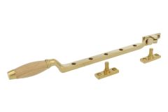 Entrebailleur de fenêtre laiton poli (1930)