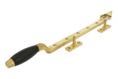 Entrebâilleur de fenêtre laiton poli 315 mm (1932)