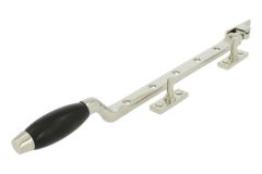 Entrebâilleur de fenêtre modèle moderne en laiton nickelé