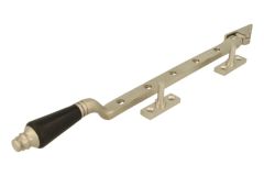 Entrebâilleur de fenêtre ornementé nickel satiné