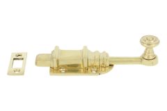 Targette de porte en laiton poli 101x33 mm (Lxl)