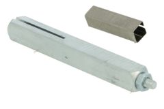 Verloopset voor montage 8mm enkele klink op 7mm slotgat