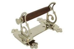 Toiletrolhouder sierlijk messing vernikkeld