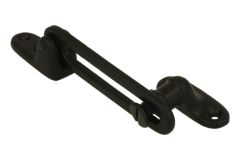 Compas pour fenêtre à soufflet noir 90 mm. Prix à l’unité