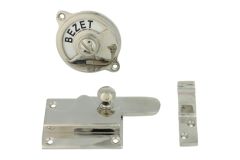 Verrou de porte Vrij-bezet nickelé "Tonmodel serie"